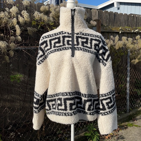 Isabel Marant Étoile | Garner Fleece Quarter Zip Pullover - Picture 12 of 16